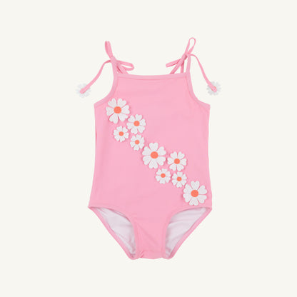 St Lucia Swimsuit - Hamptons Hot Pink/Seashore Sherbet/Flowers