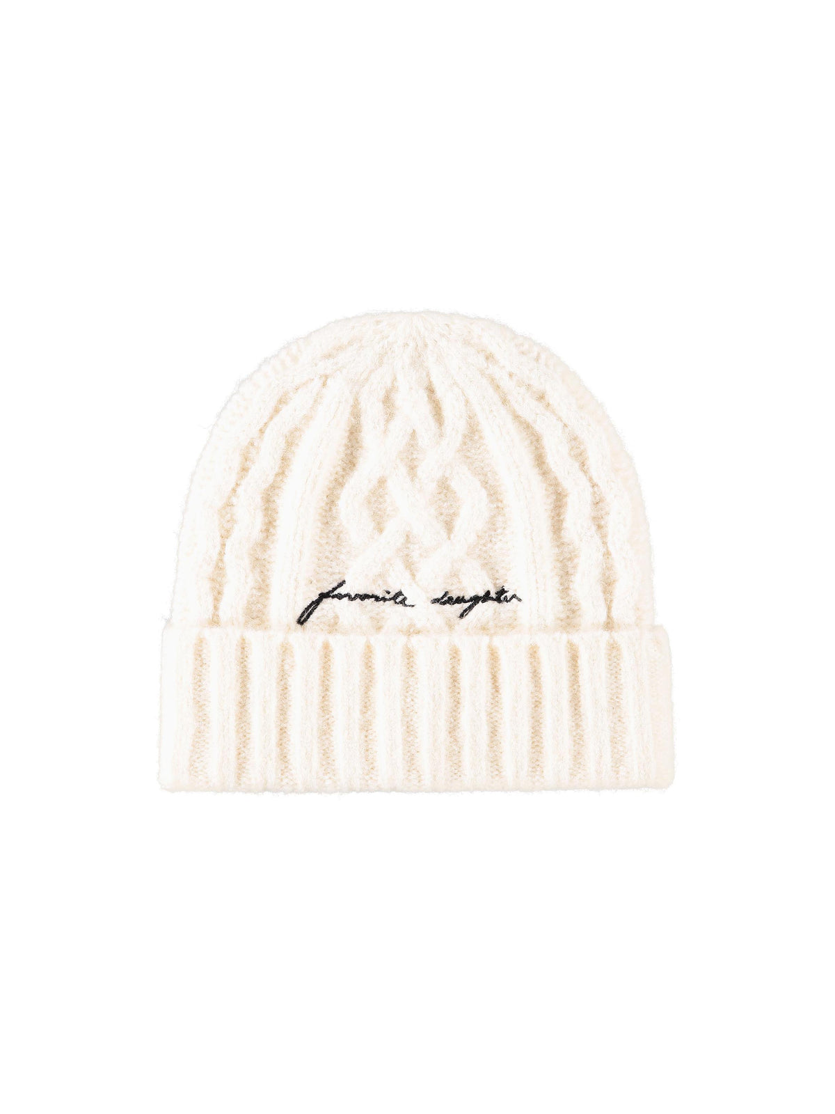 The Cable Beanie - Ivory