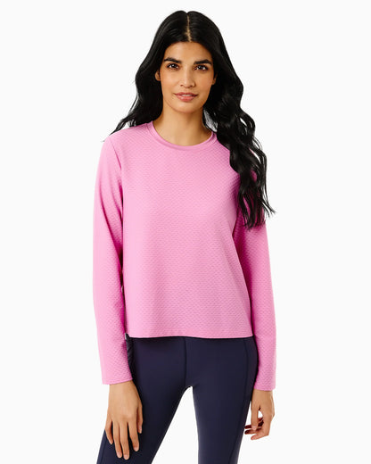 Active Mesh Walnut Long Sleeve - Orchid