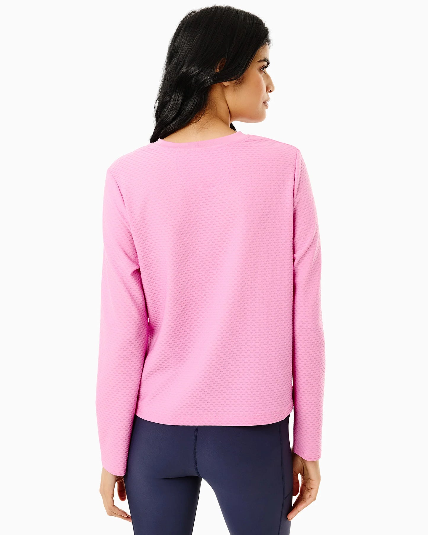 Active Mesh Walnut Long Sleeve - Orchid