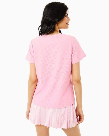 Active Mesh Walnut Short Sleeve - Bubblegum