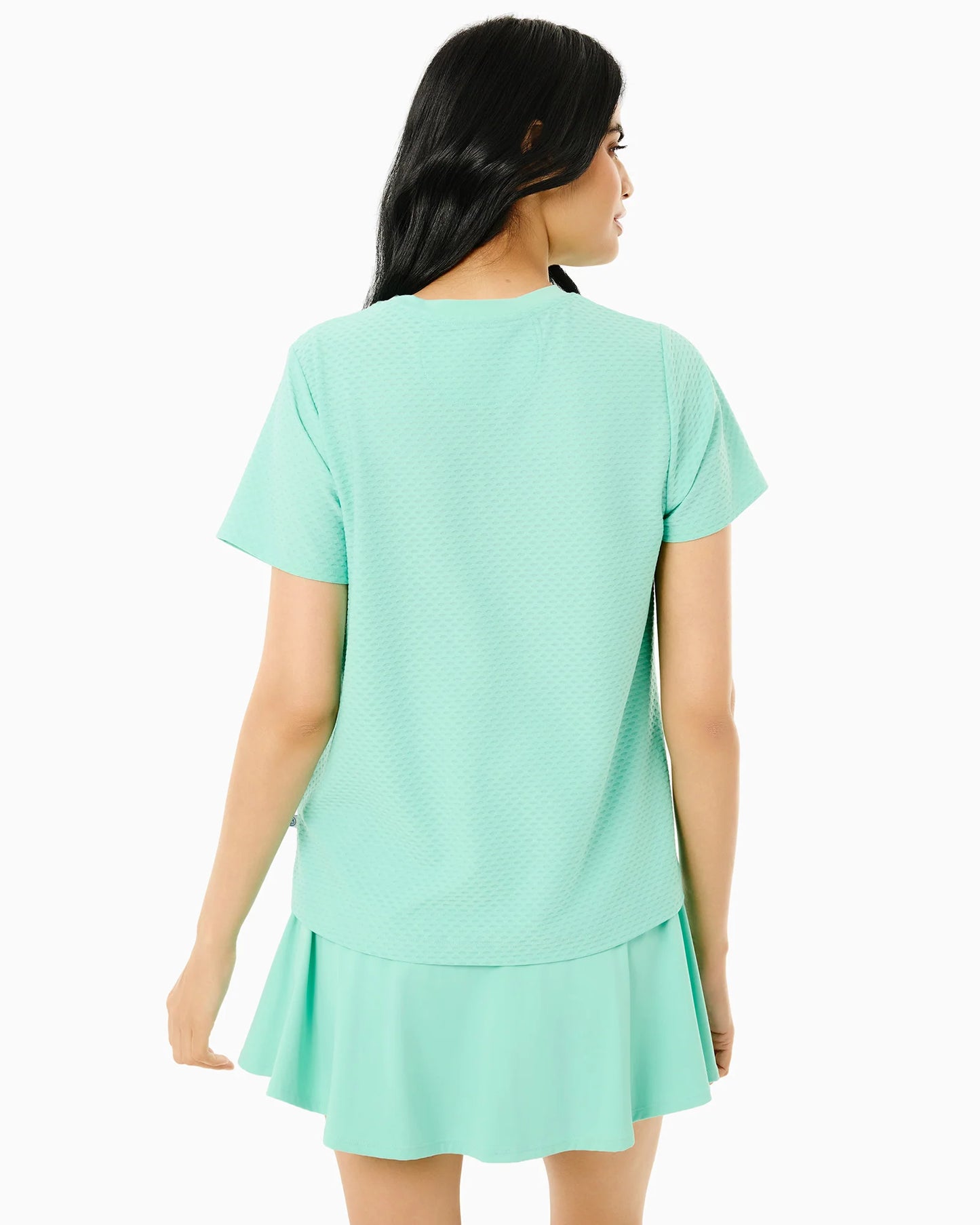 Active Mesh Walnut Short Sleeve - Jelly Mint