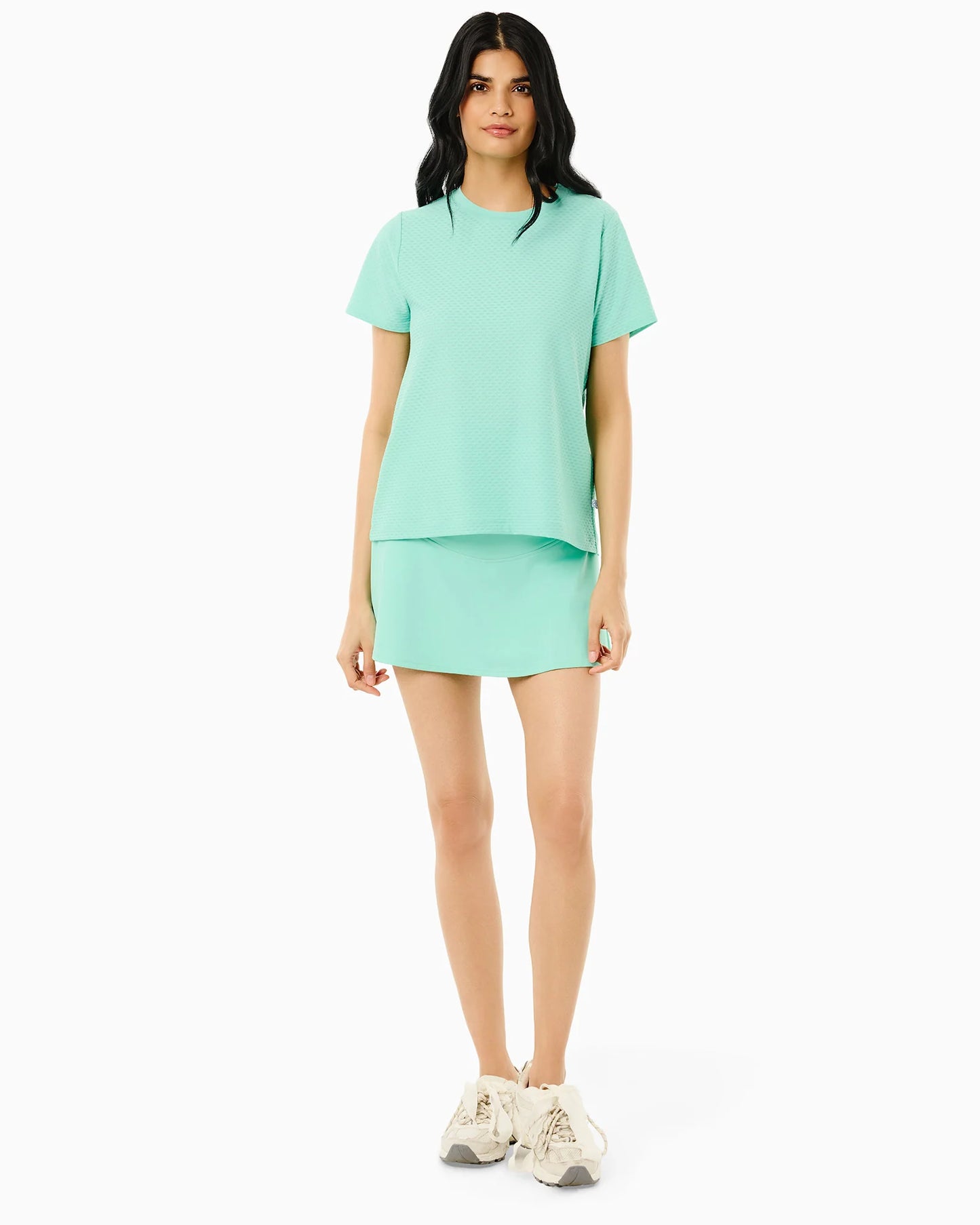 Active Mesh Walnut Short Sleeve - Jelly Mint