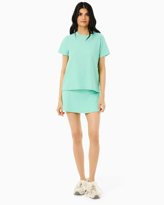 Active Mesh Walnut Short Sleeve - Jelly Mint