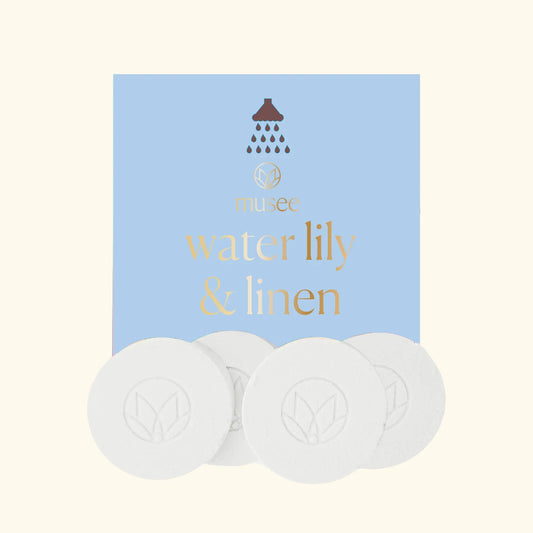 Water Lily & Linen Shower Steamers
