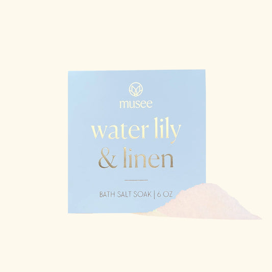 Water Lily & Linen Mini Bath Soak