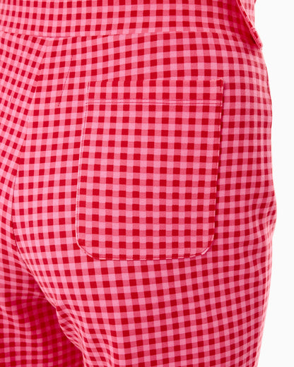 Ponte Waverly Pants - Rose Check