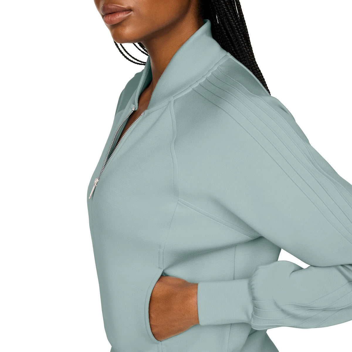 Spanx Airessentials Pintuck Track Jacket - Dew