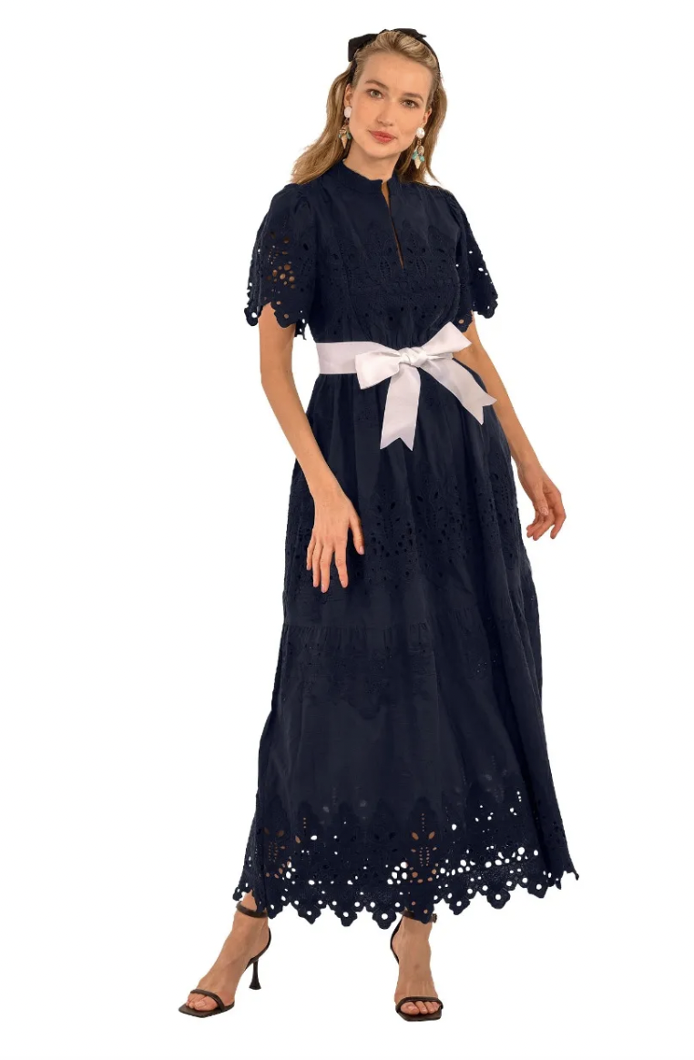 Cotton Magnifico Midi/Maxi - La Di Da - Navy