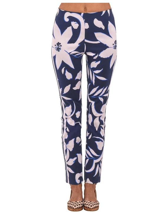 Gripeless Pull On Pants - Full Bloom Navy