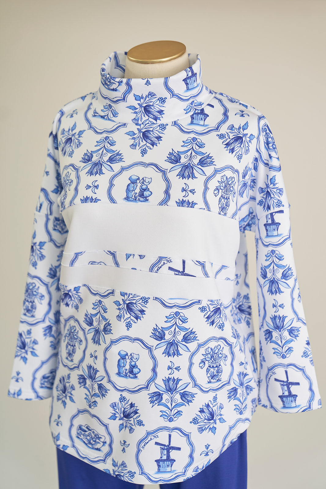 Everett Pullover - Delft Blue