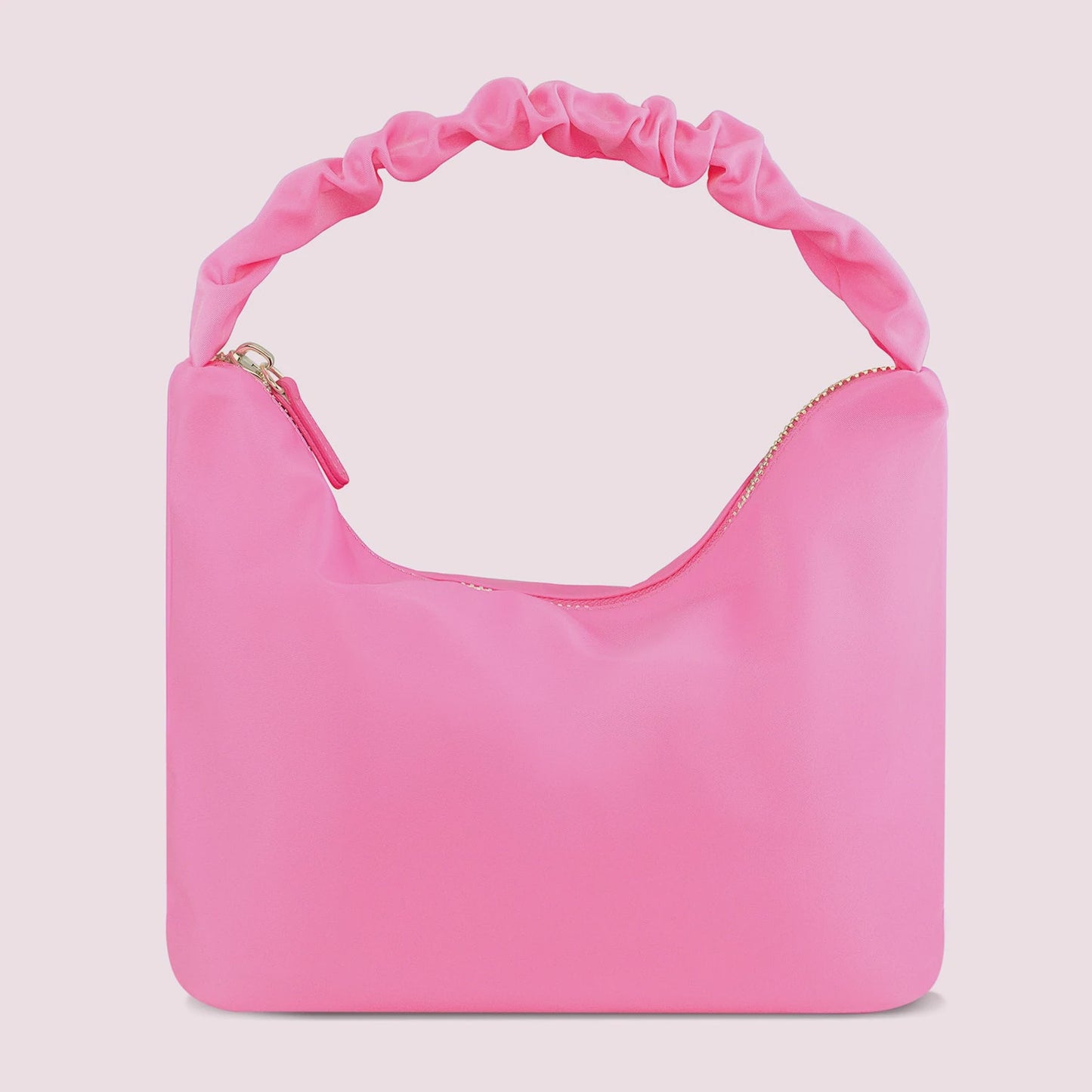 Nylon Scrunch Handle Bag